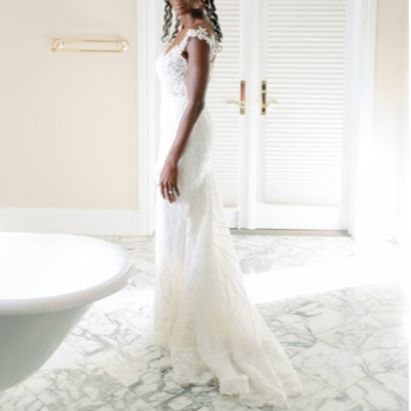 Martina Liana Couture Wedding Gown FairyCore Balletcore Fantasycore Size 4 - Picture 3 of 7